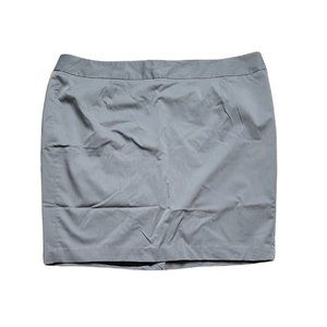 Lane Bryant Classy Skirt ~ Sz 28 ~ Gray ~ Pinstripes ~ Lined ~ Knee Length